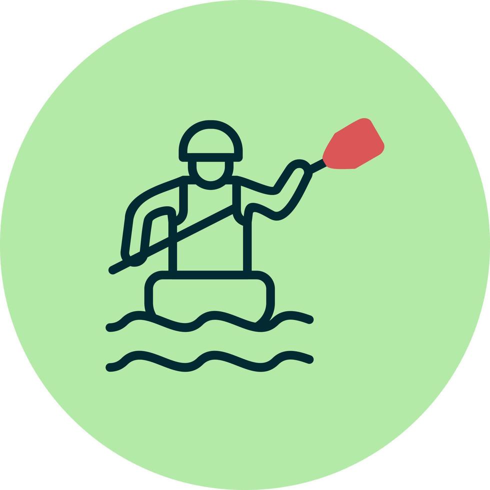 Rafting Vector Icon