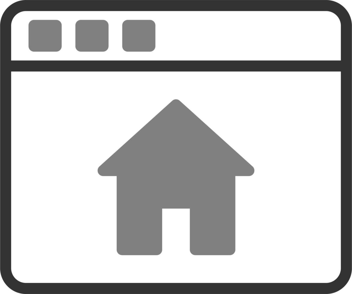 Home Page Vector Icon