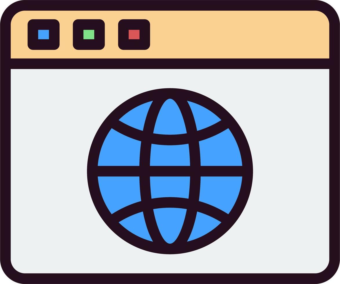 Web Browser Vector Icon