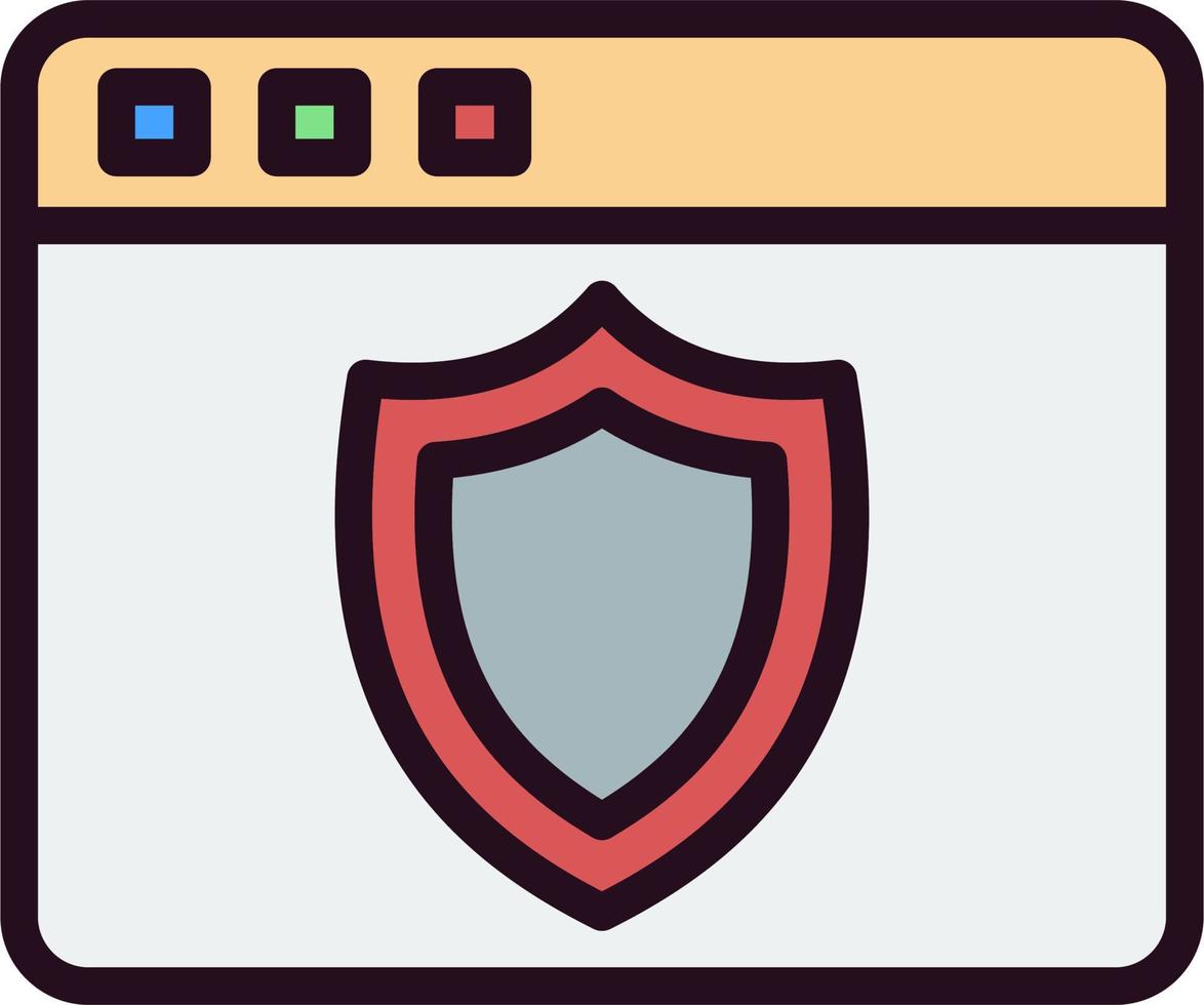 Web Security Vector Icon