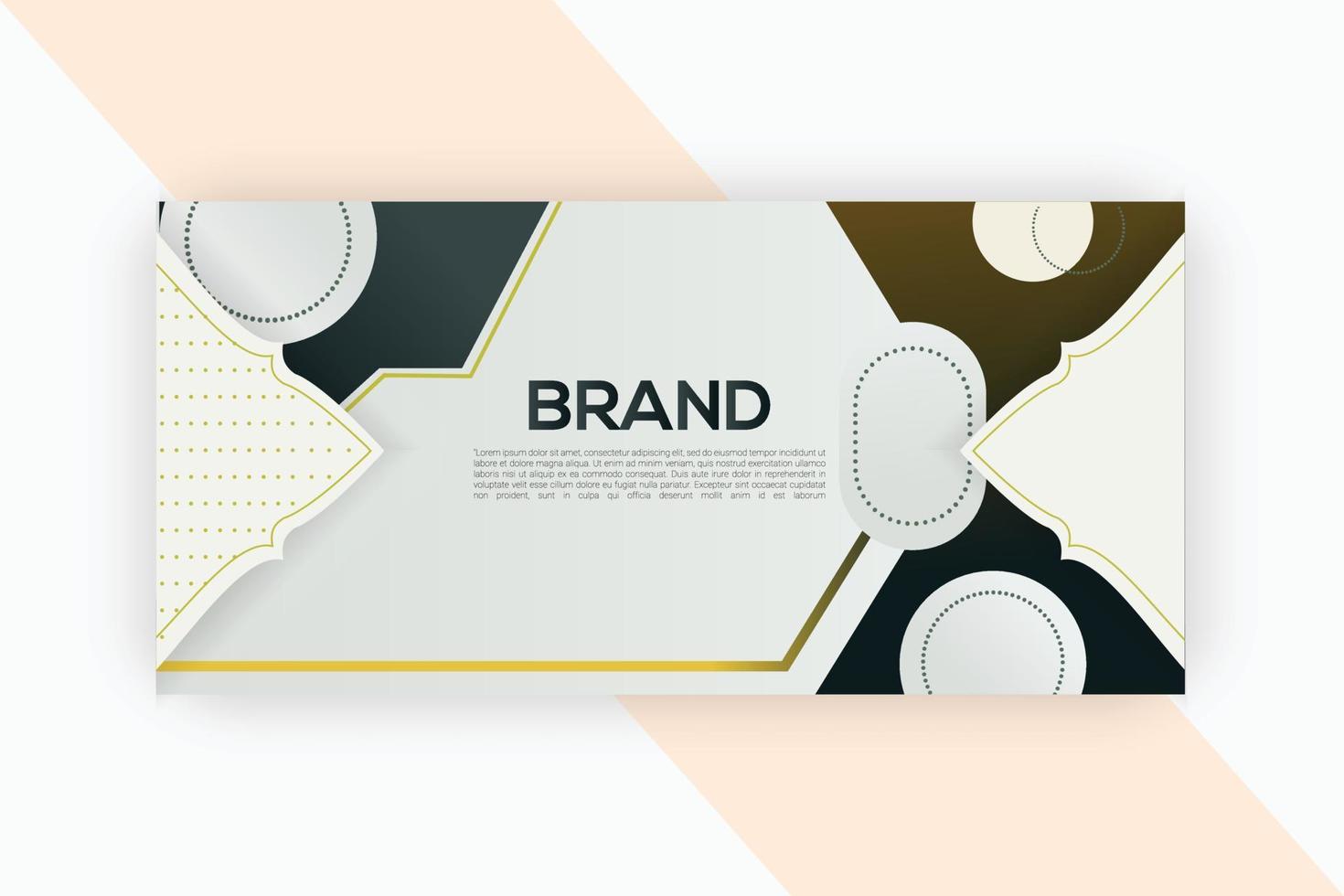 Design cover Your Brand's Identity vector