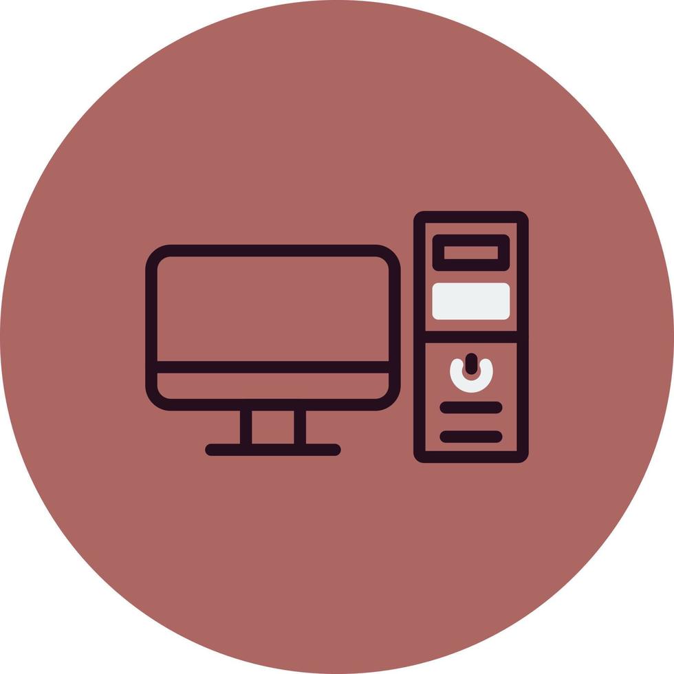 Personal Computer Vector Icon