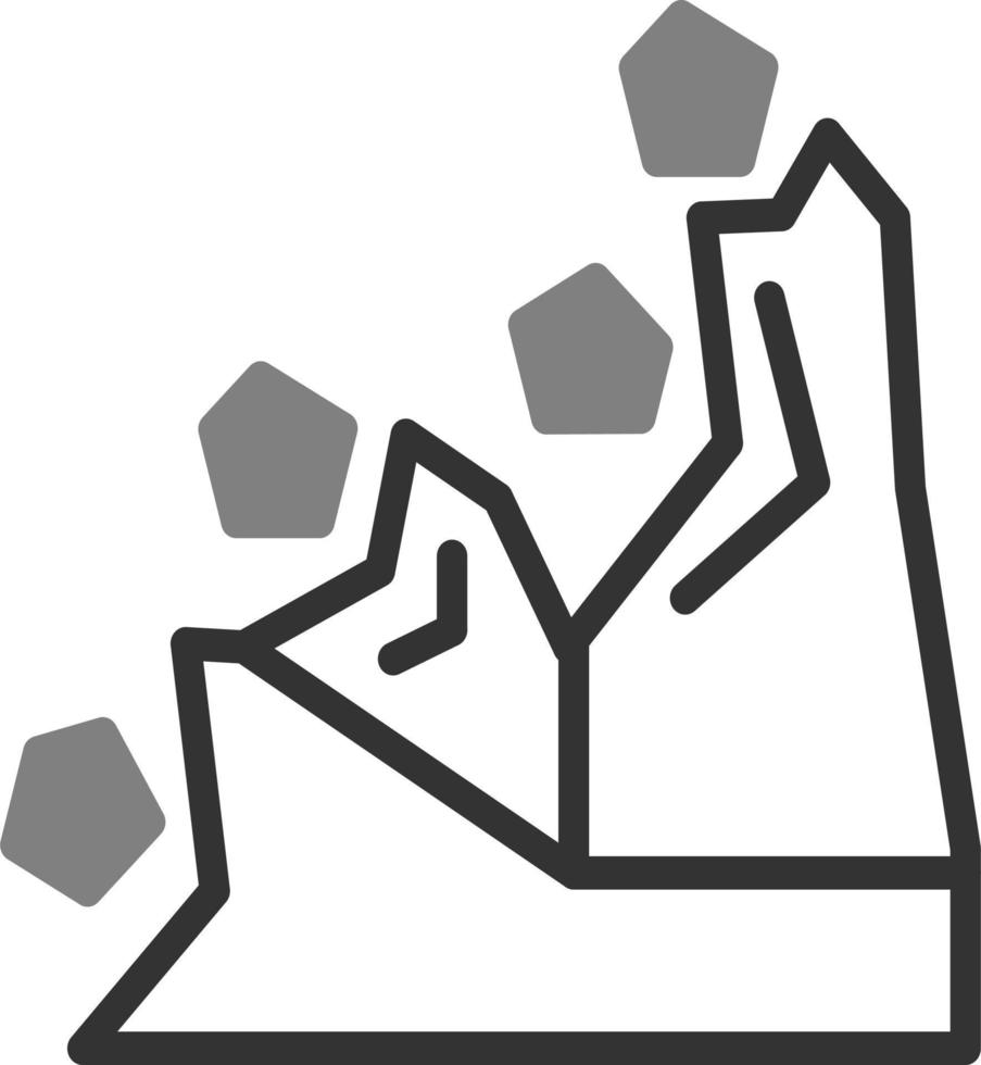 Landslide Vector Icon