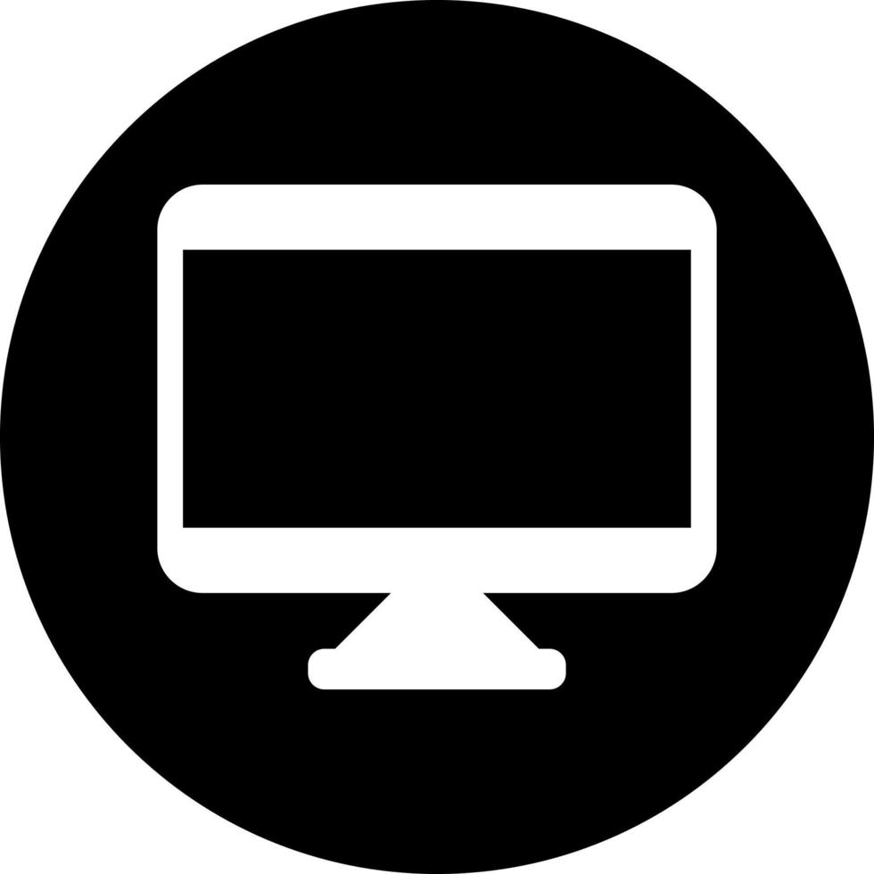 Computer Vector Icon