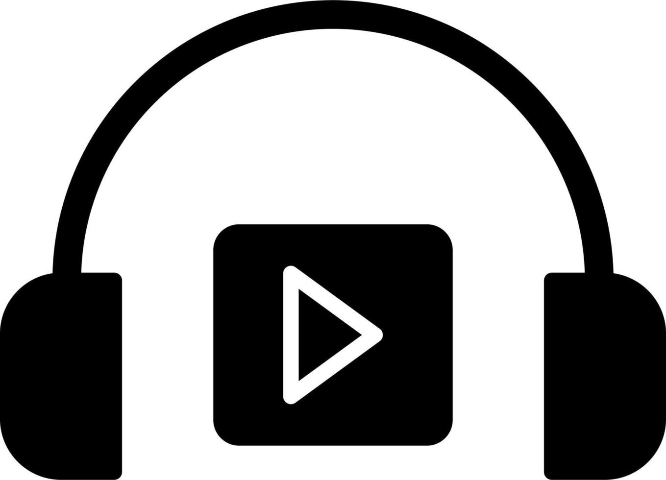 Podcast Listening Vector Icon