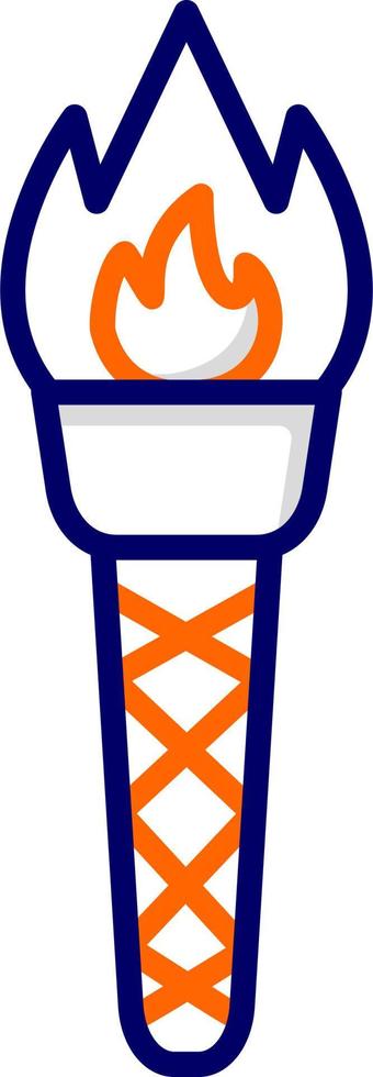 Torch Vector Icon