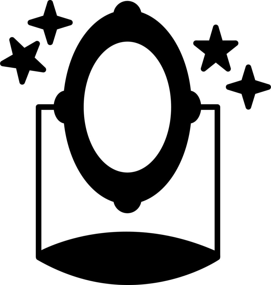 Magic mirror Vector Icon
