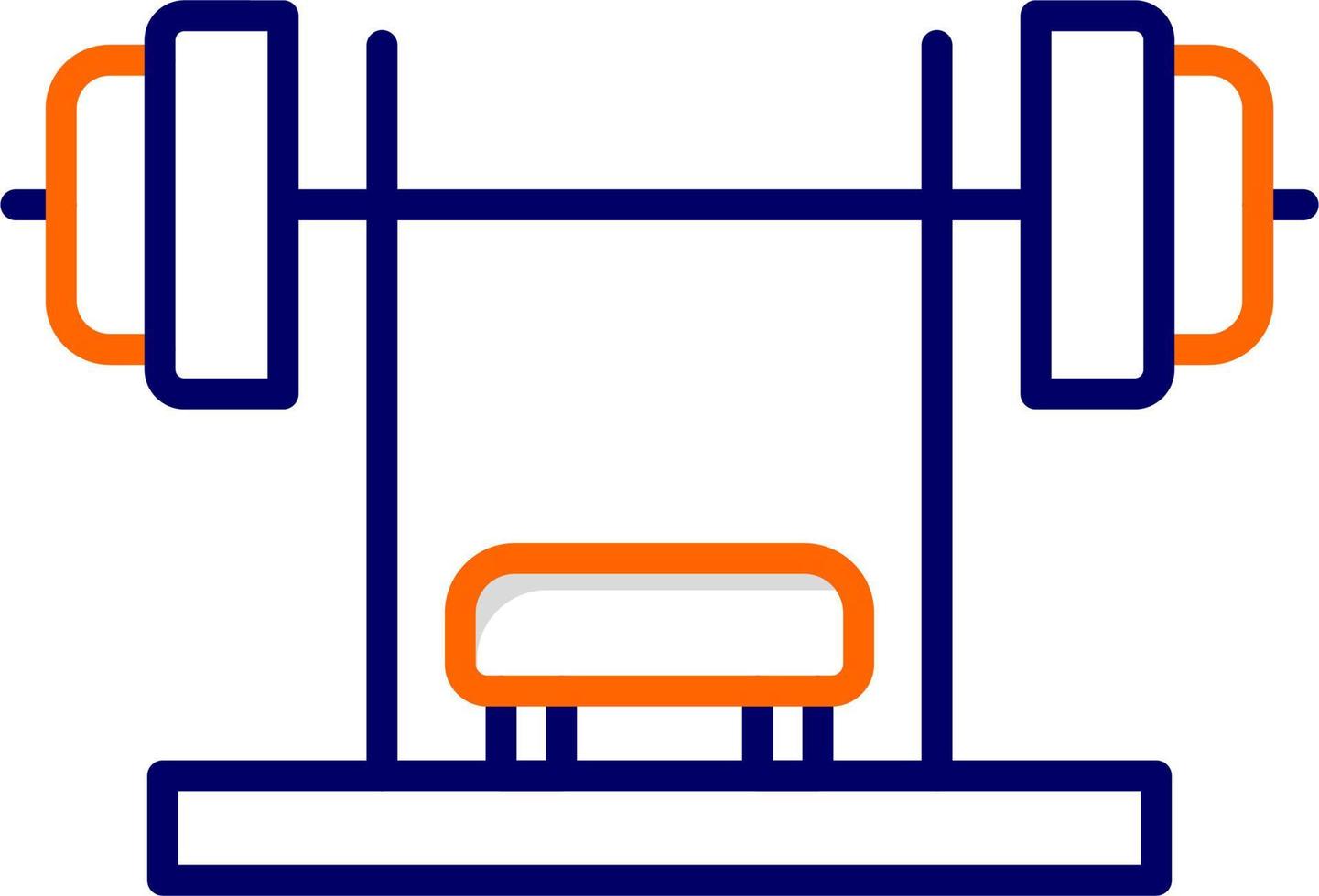 Bench Press Vector Icon