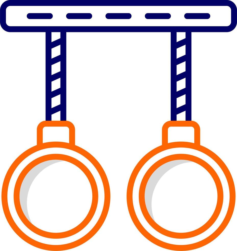 Gymnastic Rings Vector Icon