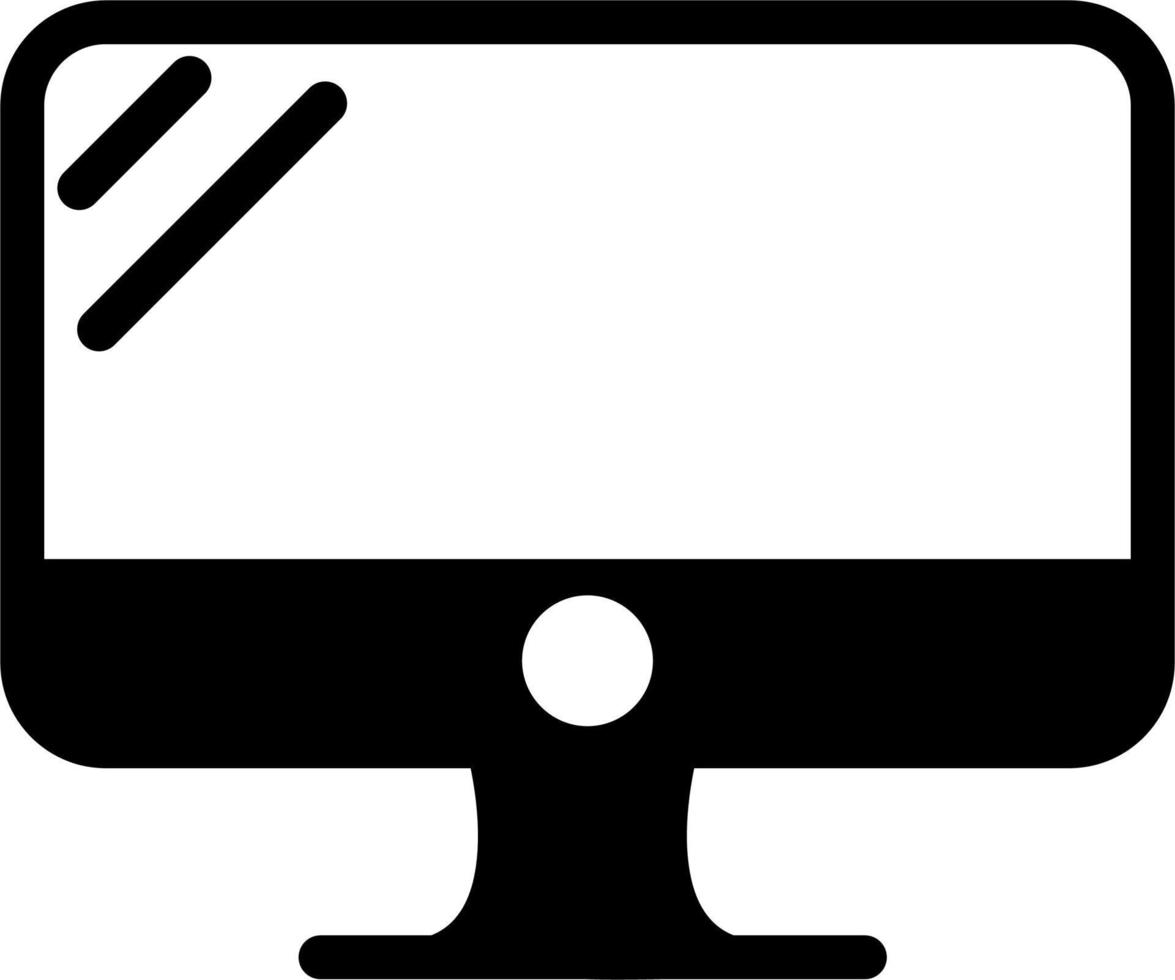Monitor screen Vector Icon