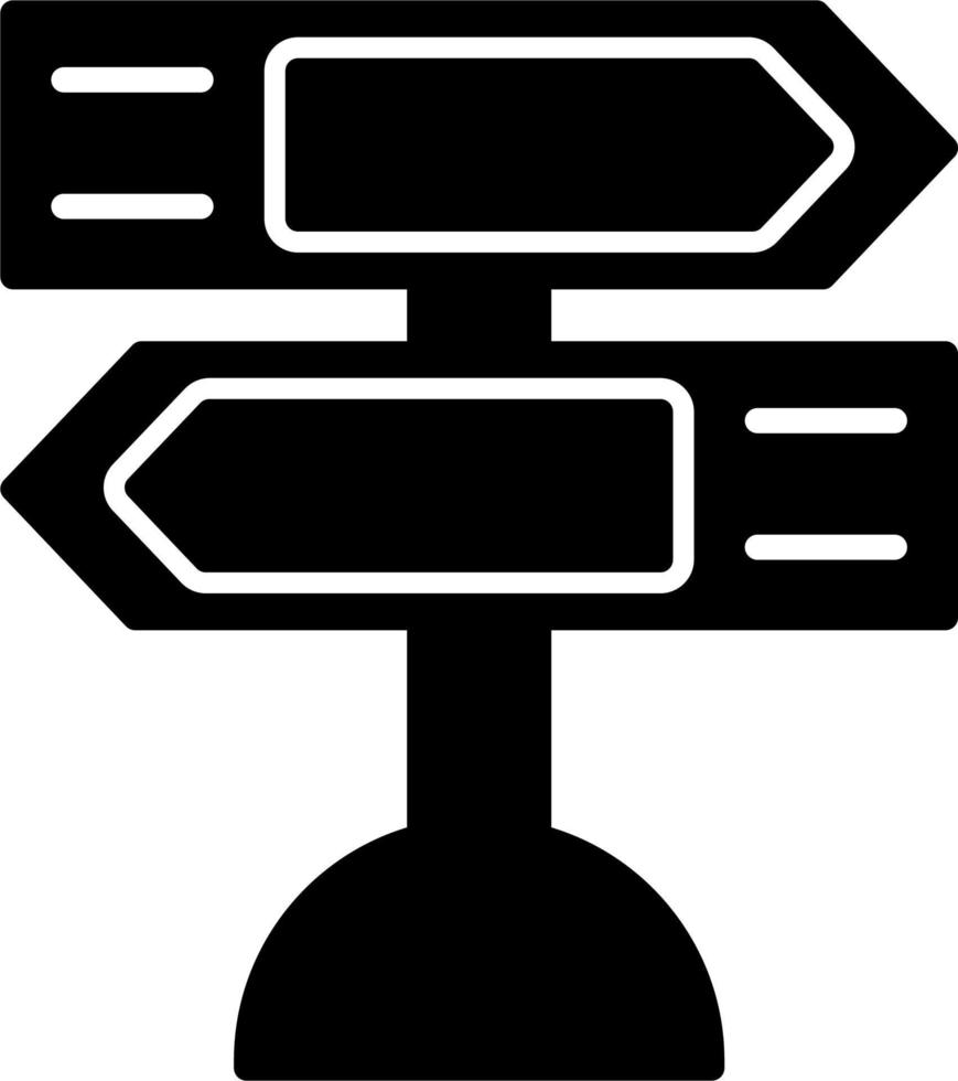 Road sign Vector Icon