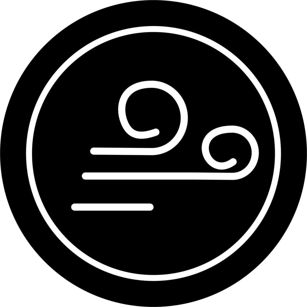 Wind sign Vector Icon