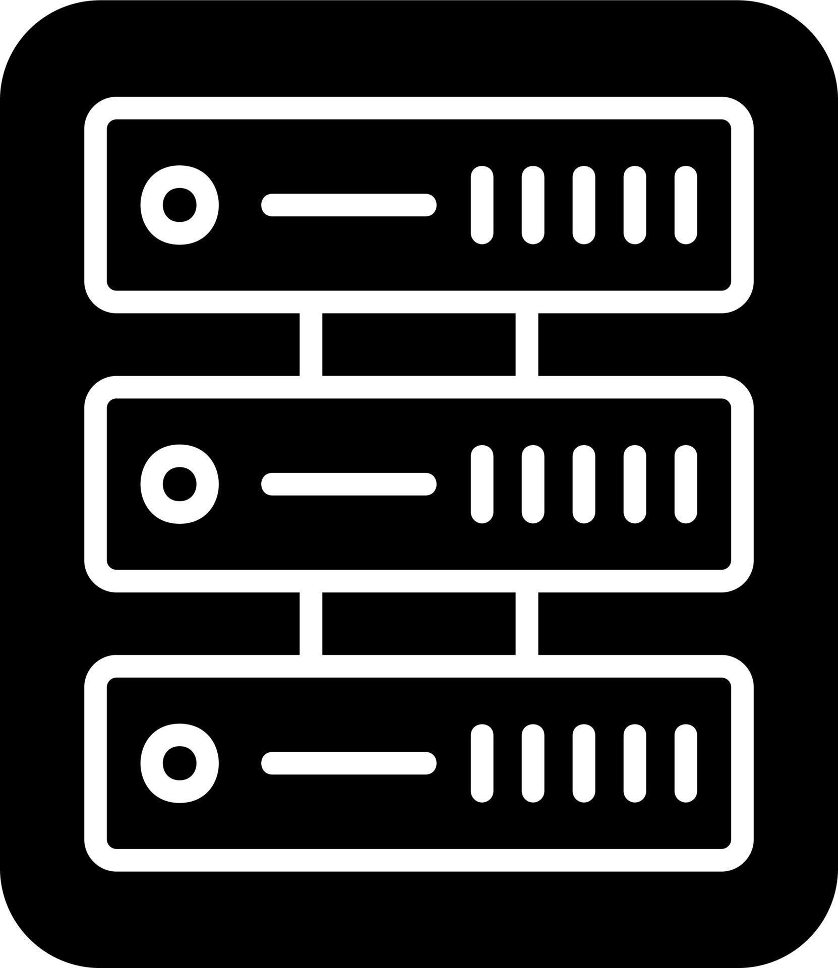 Server Vector Icon 21024899 Vector Art at Vecteezy