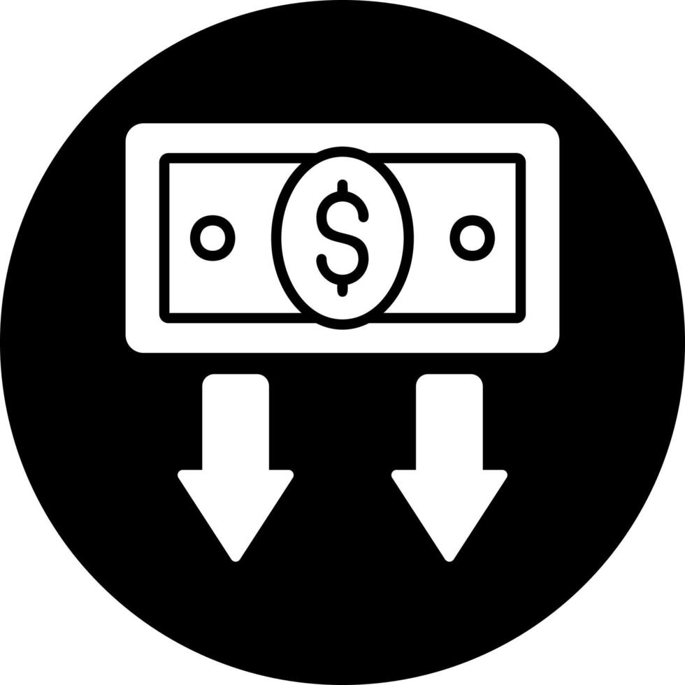 Loss Money Vector Icon
