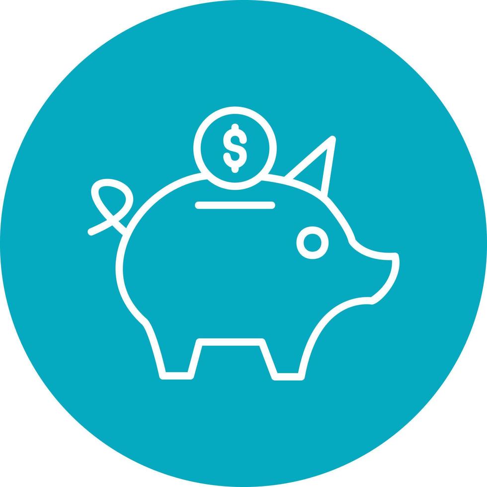 Piggy Bank Vector Icon