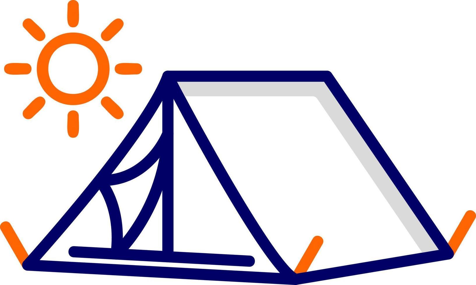 Desert Tent Vector Icon