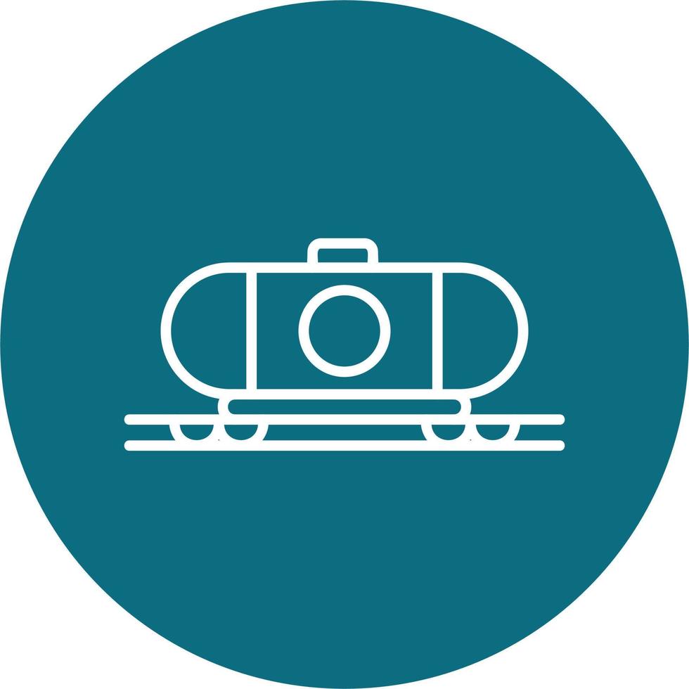 petróleo tren vector icono