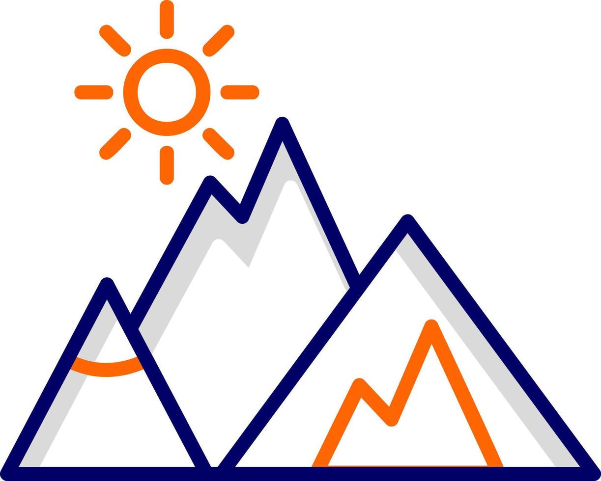 Mountain Vector Icon