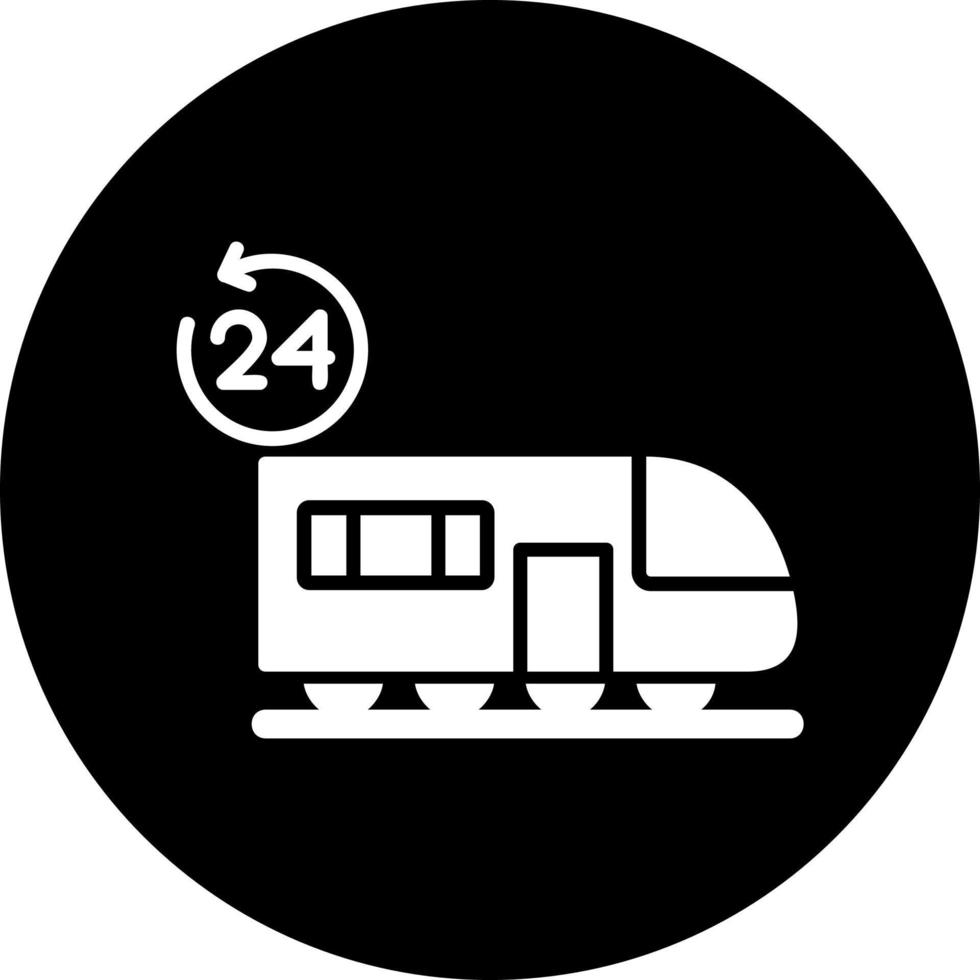 icono de vector de tren