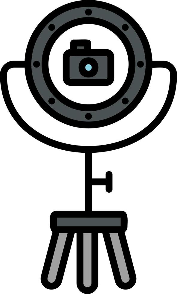 Ring Light Vector Icon