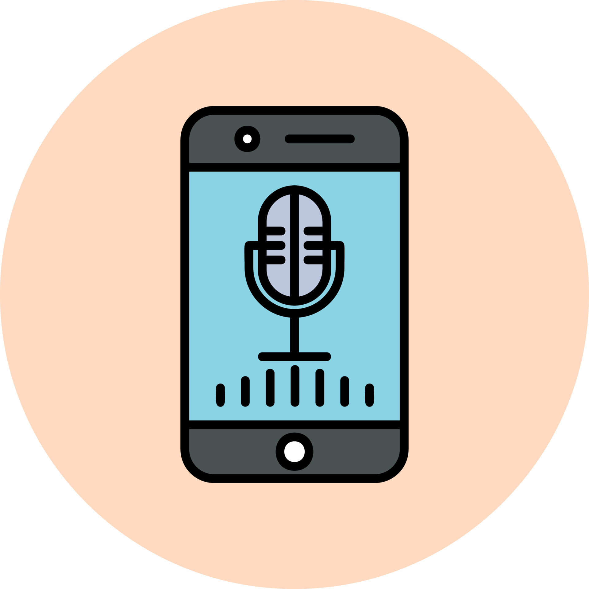 Recording Vector Icon 21026427 Vector Art at Vecteezy