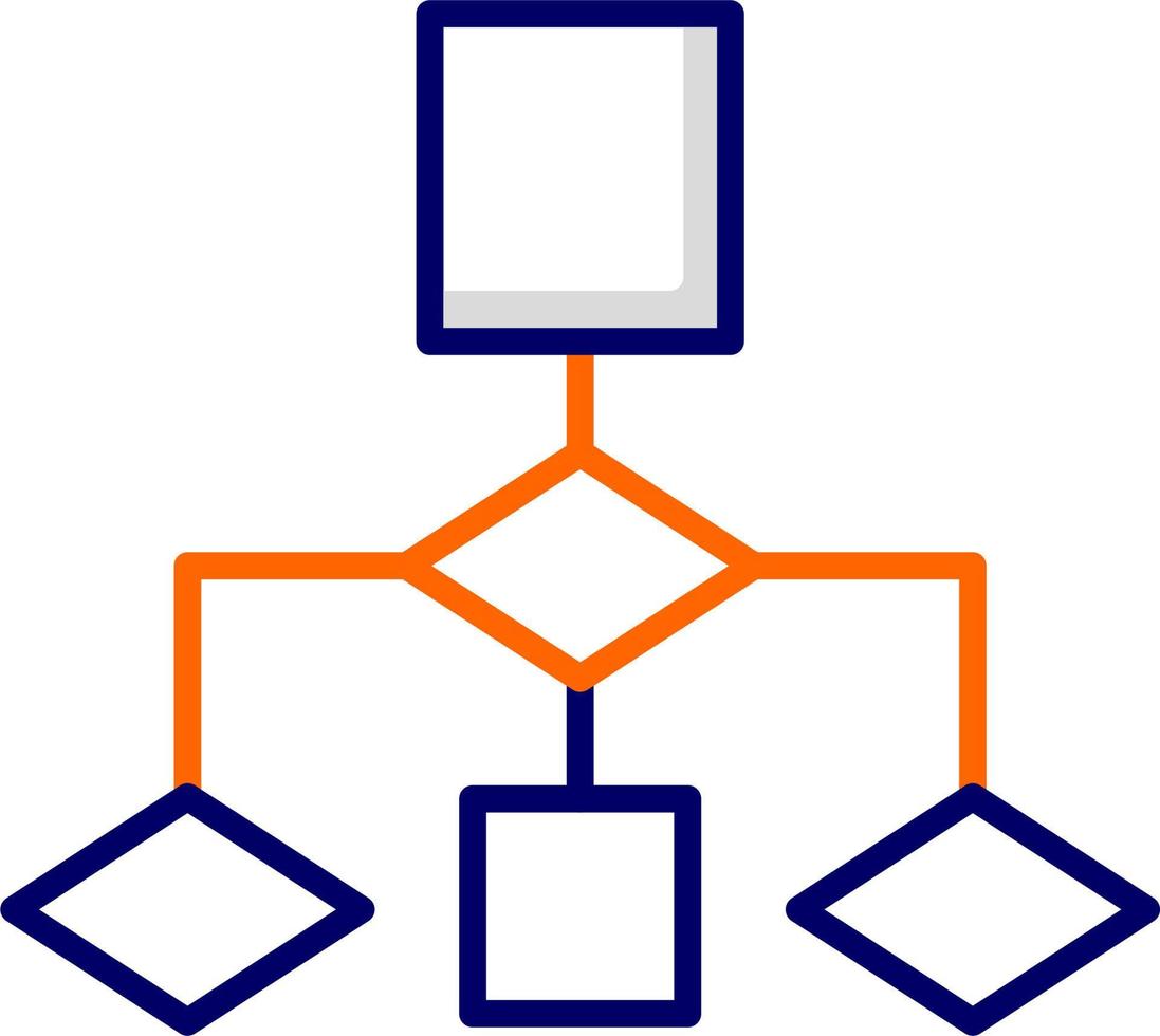 Flow Chart Vector Icon 21026577 Vector Art at Vecteezy