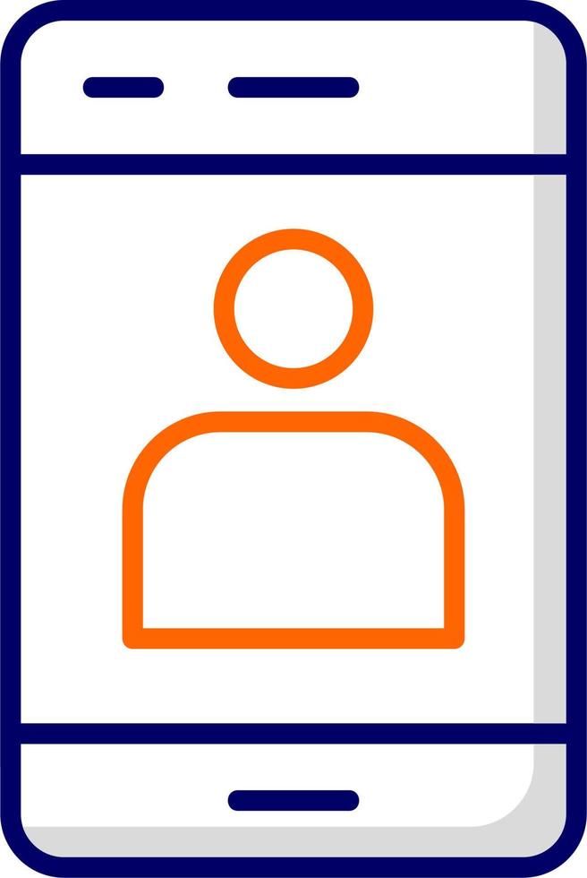 Mobile User Vector Icon