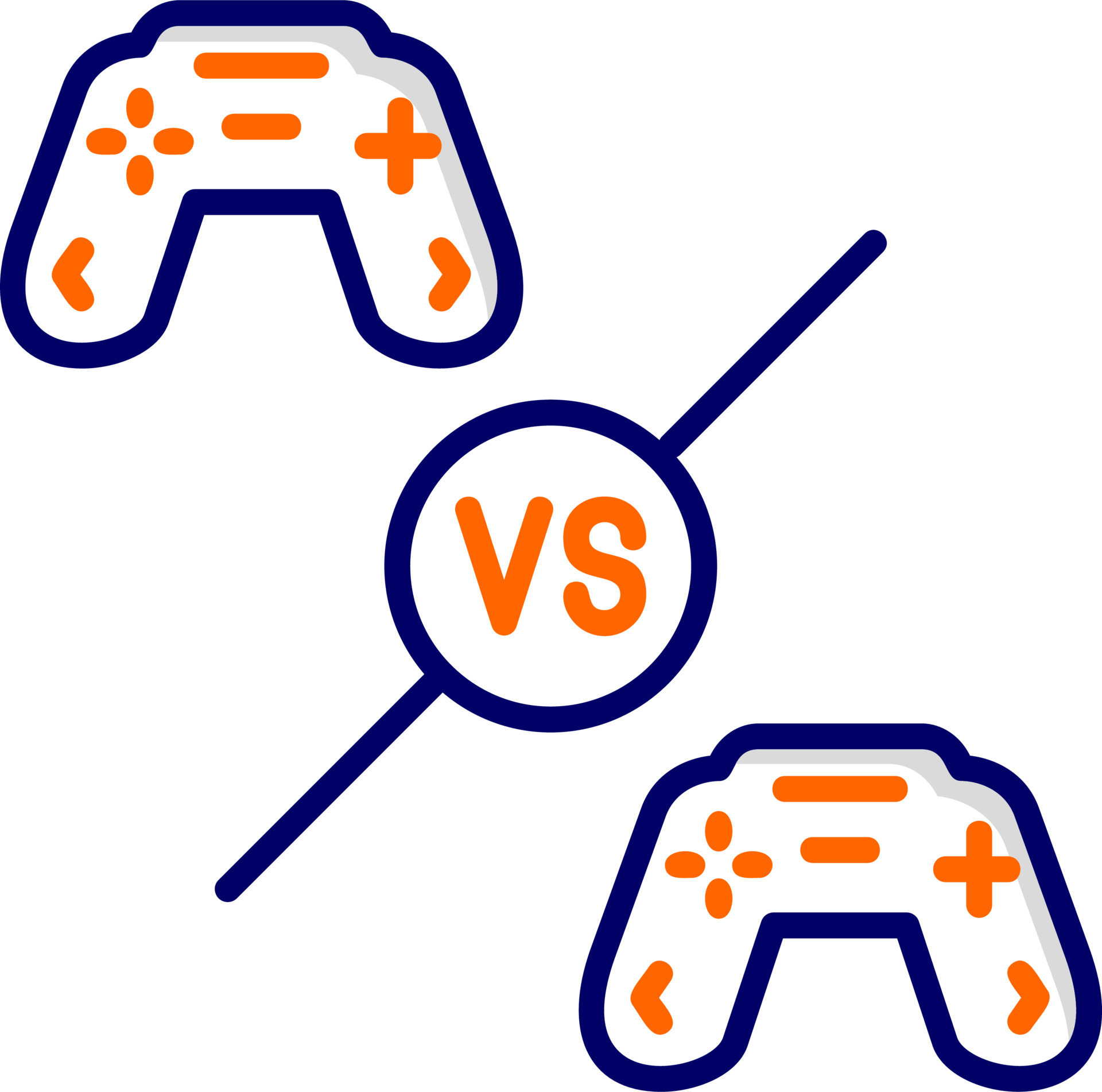 Player VS Player Vector Icon 21026809 Vector Art at Vecteezy