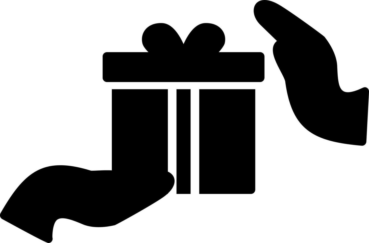 icono de vector de regalo