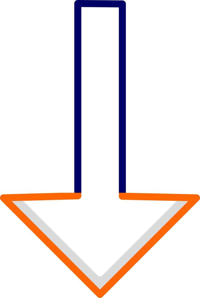 Down Arrow Vector Icon
