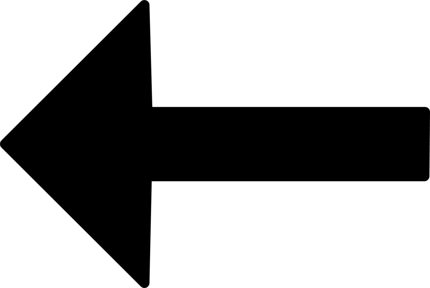 Left Arrow Vector Icon