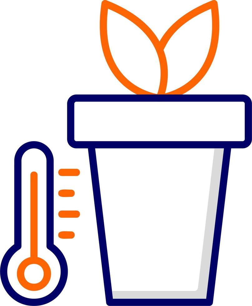 Plant Temperature Vector Icon