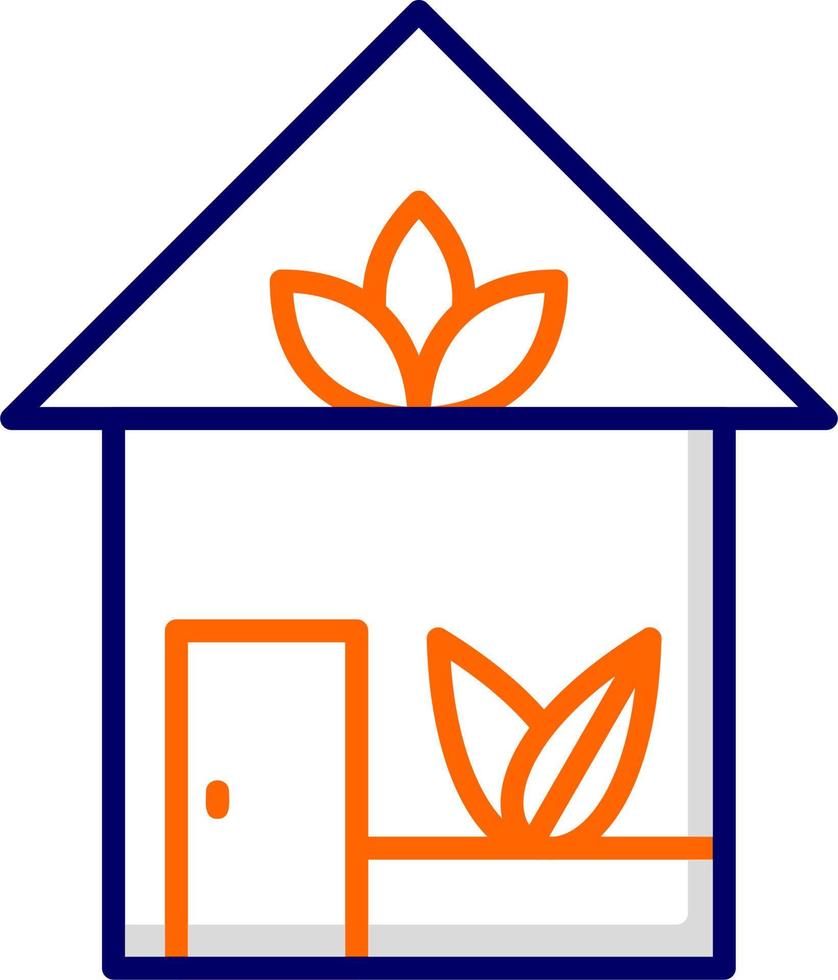 Eco House Vector Icon