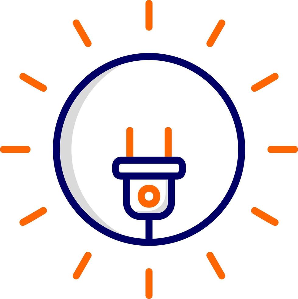 Sun Energy Vector Icon