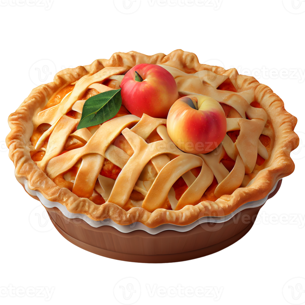 Pomme tarte transparent png