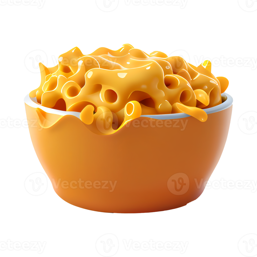 Mac e formaggio png trasparente sfondo