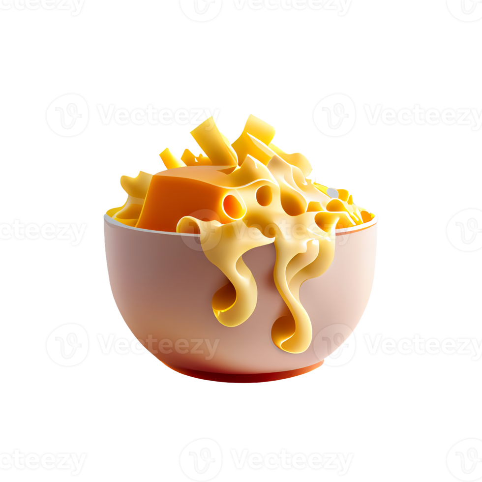 Mac and Cheese png Transparent background