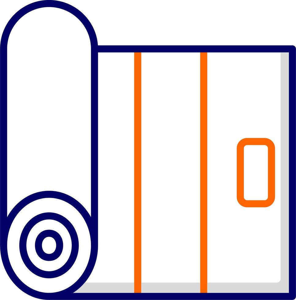 Yoga Mat Vector Icon