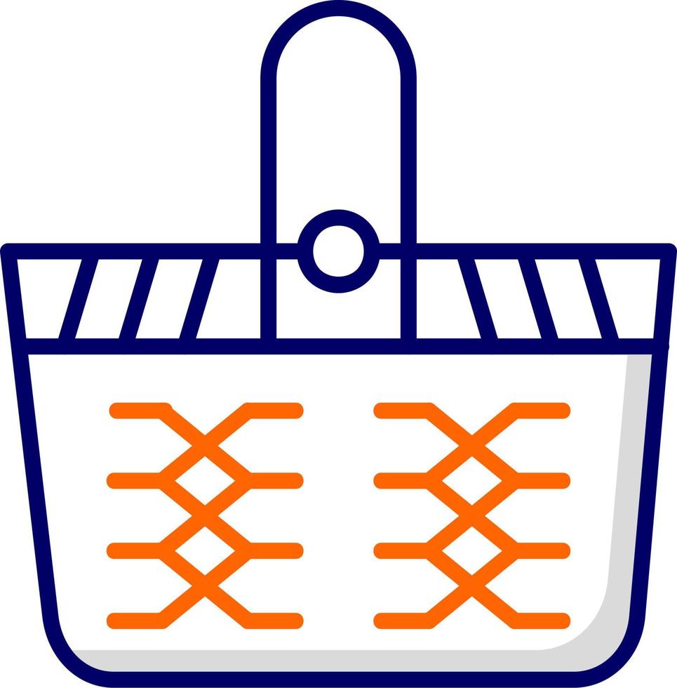 Picnic Basket Vector Icon