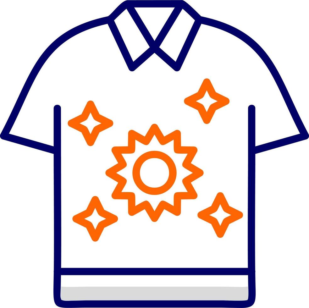 icono de vector de camiseta