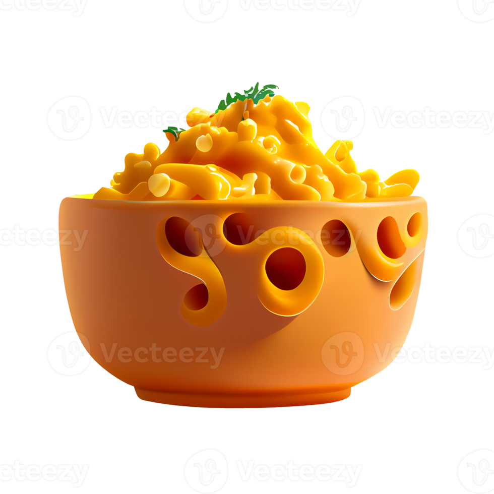 Mac and Cheese png Transparent background