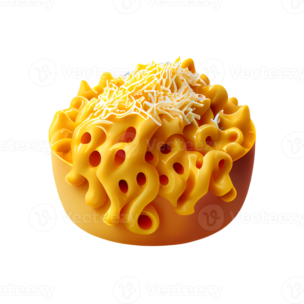 Mac and Cheese png Transparent background