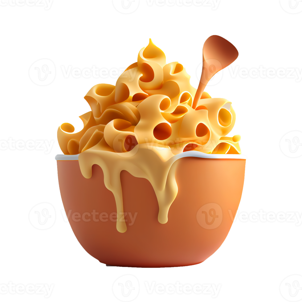 Mac and Cheese png Transparent background