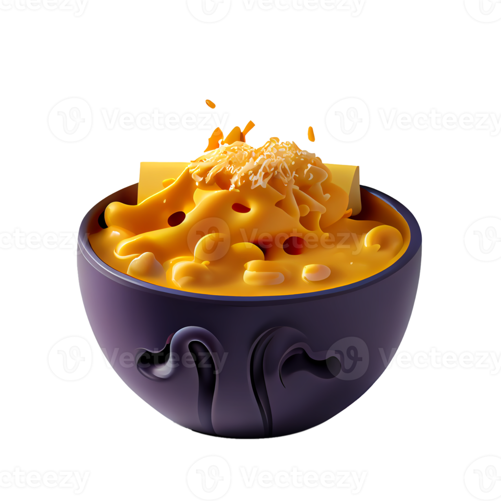 Mac and Cheese png Transparent background