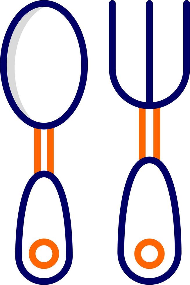 Baby Cutlery Vector Icon