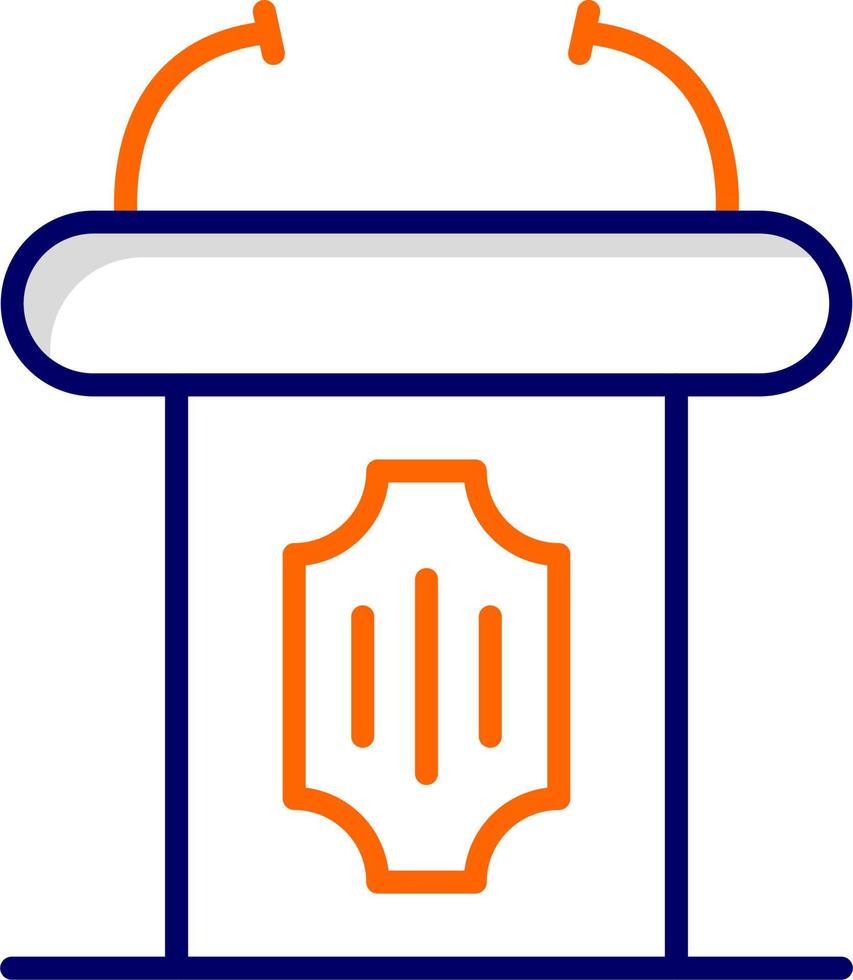 Tribune Vector Icon
