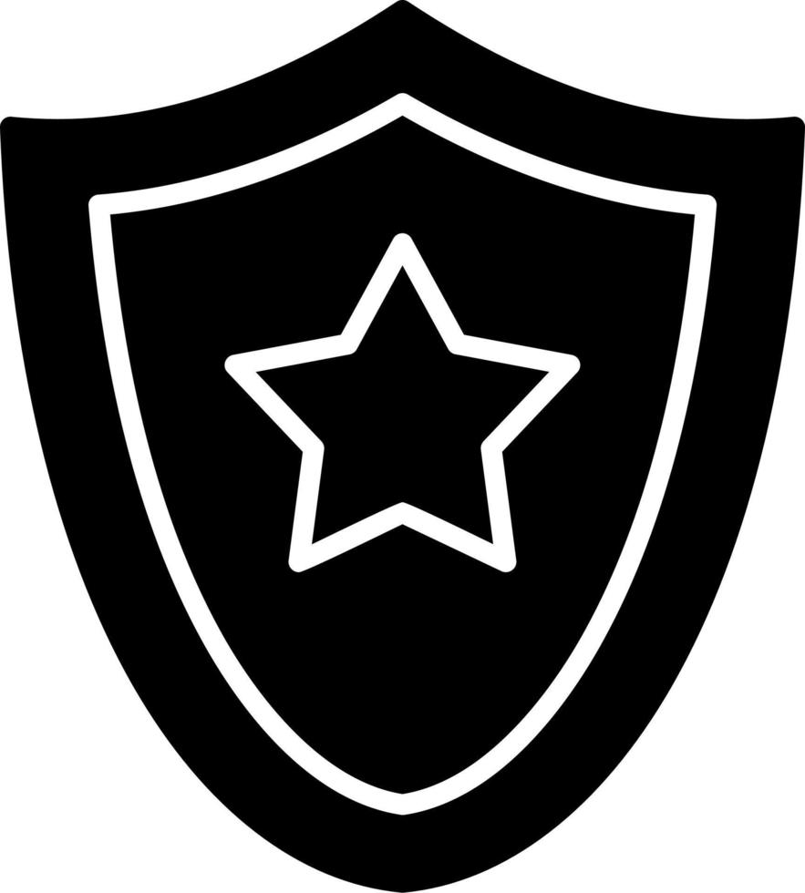 Sheriff badge Vector Icon