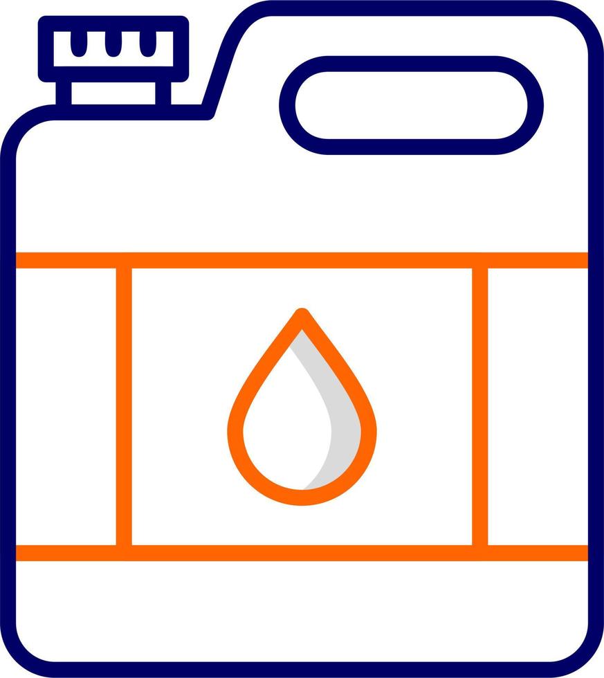 gas lata vector icono