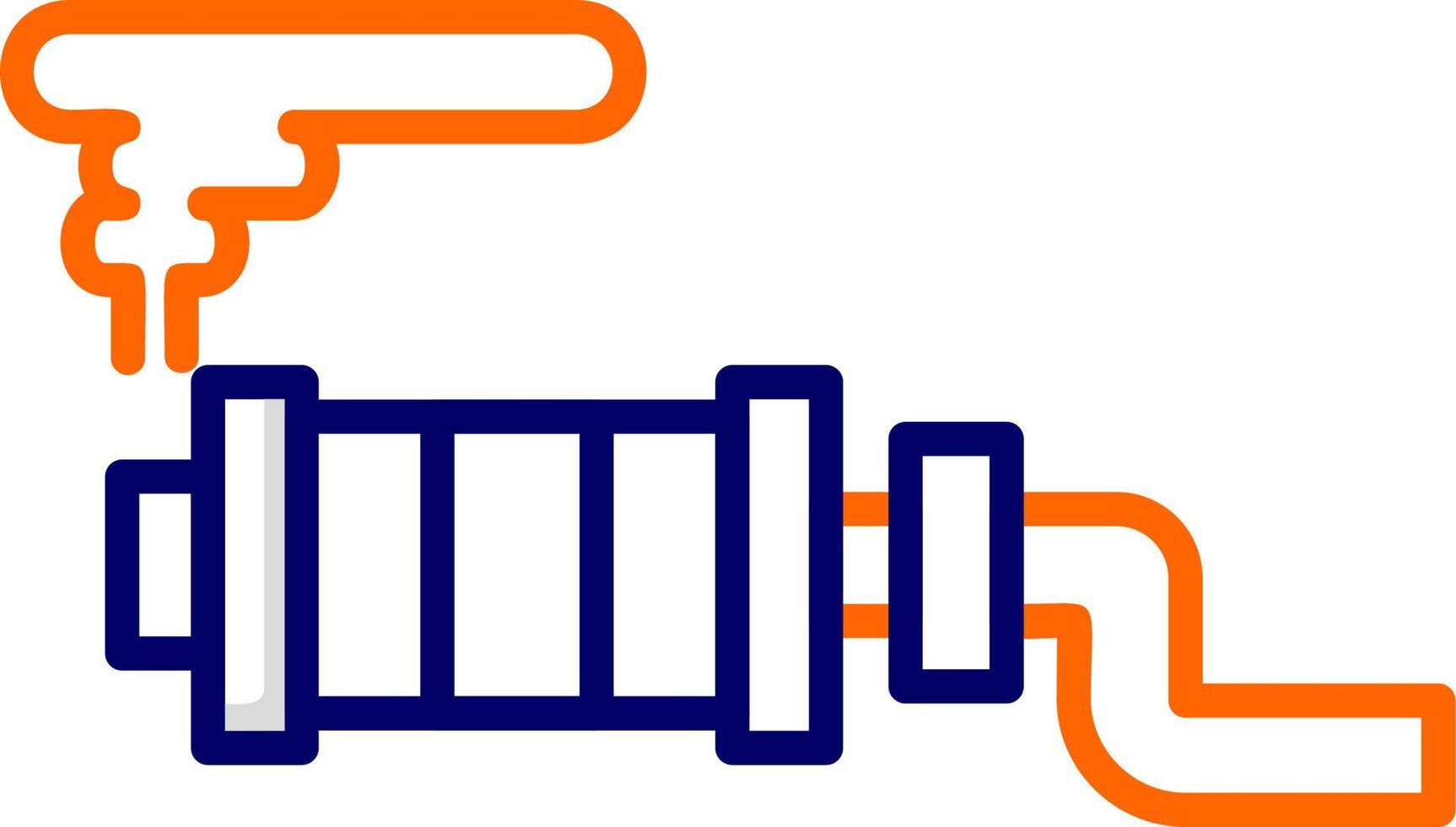Exhaust Pipe Vector Icon