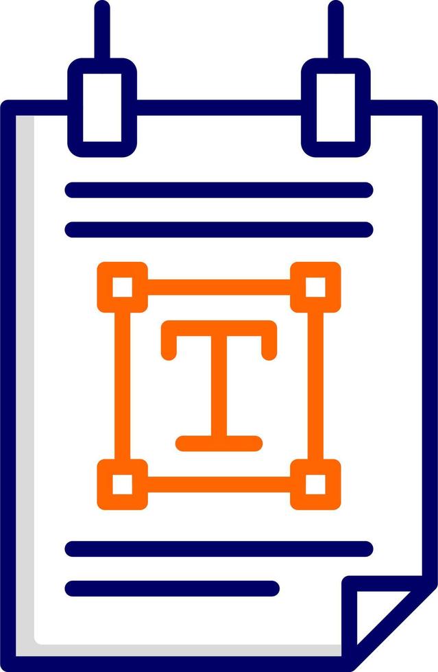 Poster Design Vector Icon